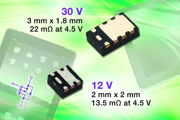 Vishay扩充P沟道功率MOSFET