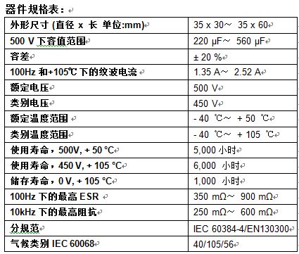 Vishay推出新系列卡扣式功率铝电容器