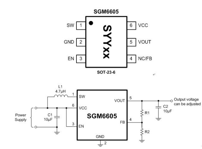 圣邦推出高效率同步升压开关稳压器 SGM6605