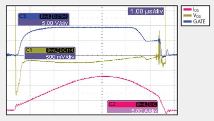 图6. 同步整流器的VDS波形