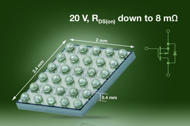 业内最小-20V P沟道Gen III MOSFET