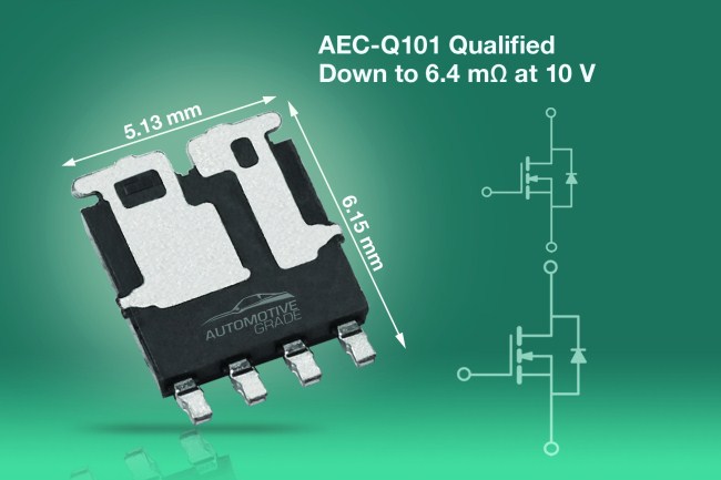 业内首款非对称封装双芯片MOSFET