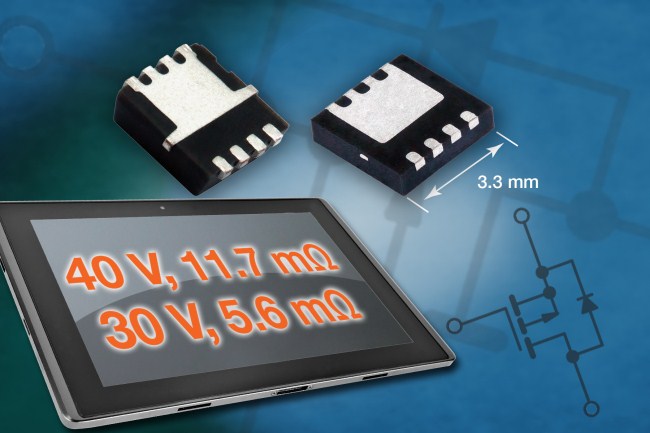 首款采用PowerPAK 1212-8S封装的-30V MOSFET