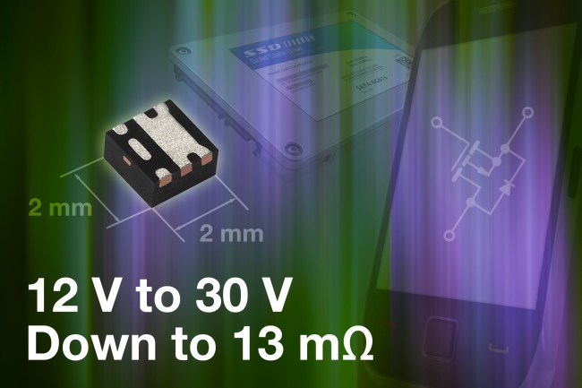 超小外形尺寸的TrenchFET Gen III P沟道功率MOSFET