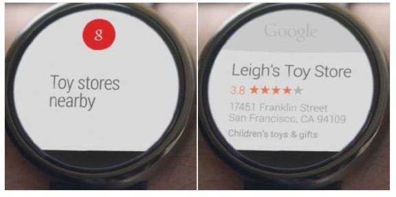 Android Wear整合了语音搜索功能