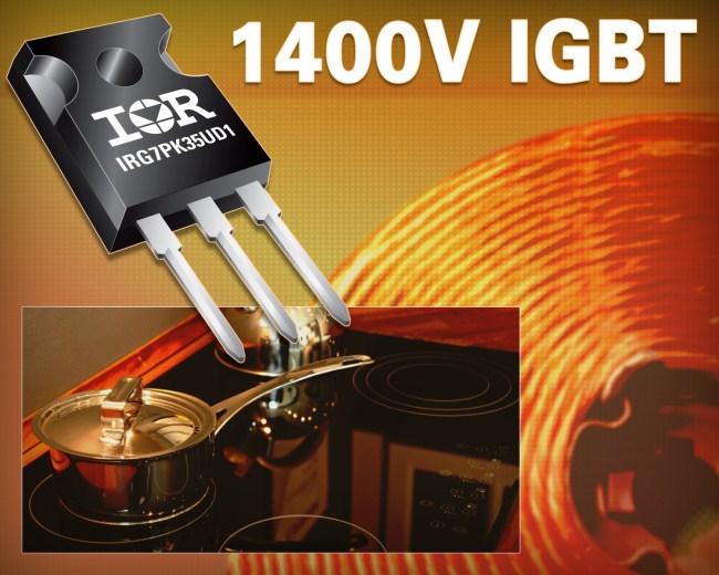 IR推出坚固可靠的超高速1400V IGBT