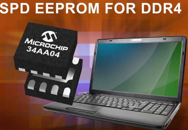 Microchip推出4 Kb串行存在检测EEPROM器件