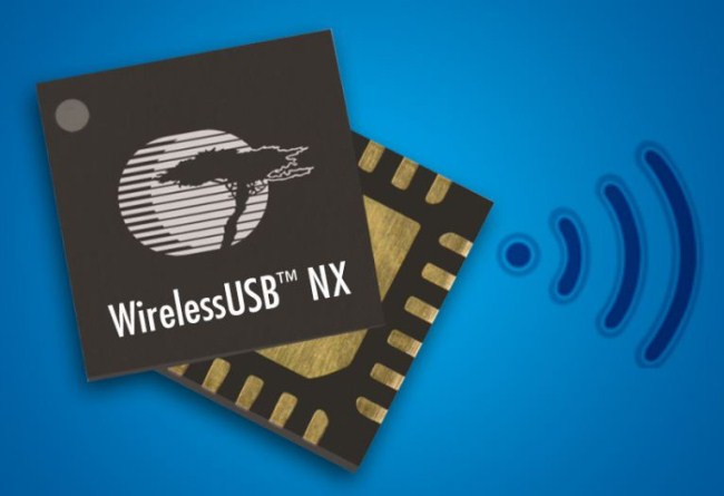 赛普拉斯推出全新超低功耗2.4-GHz WirelessUSB NX收发器