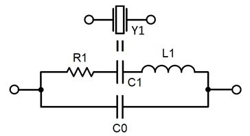 图3: 晶体等效电路