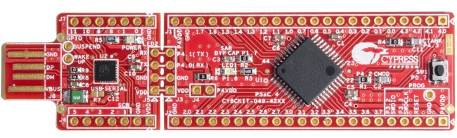 赛普拉斯推出价值4美元的PSoC 4原型开发工具