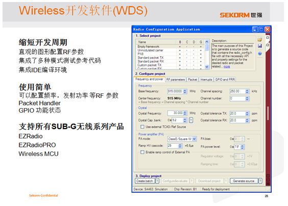 图6. Wireless开发软件(WDS)。