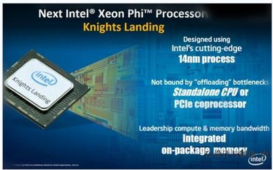 英特尔将推出的六十核心Knights Landing至强Phi芯片