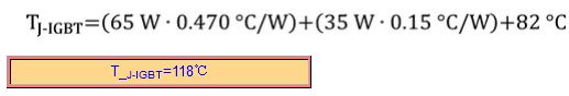 IGBT裸片温度