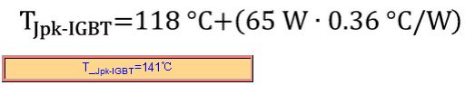IGBT裸片温度