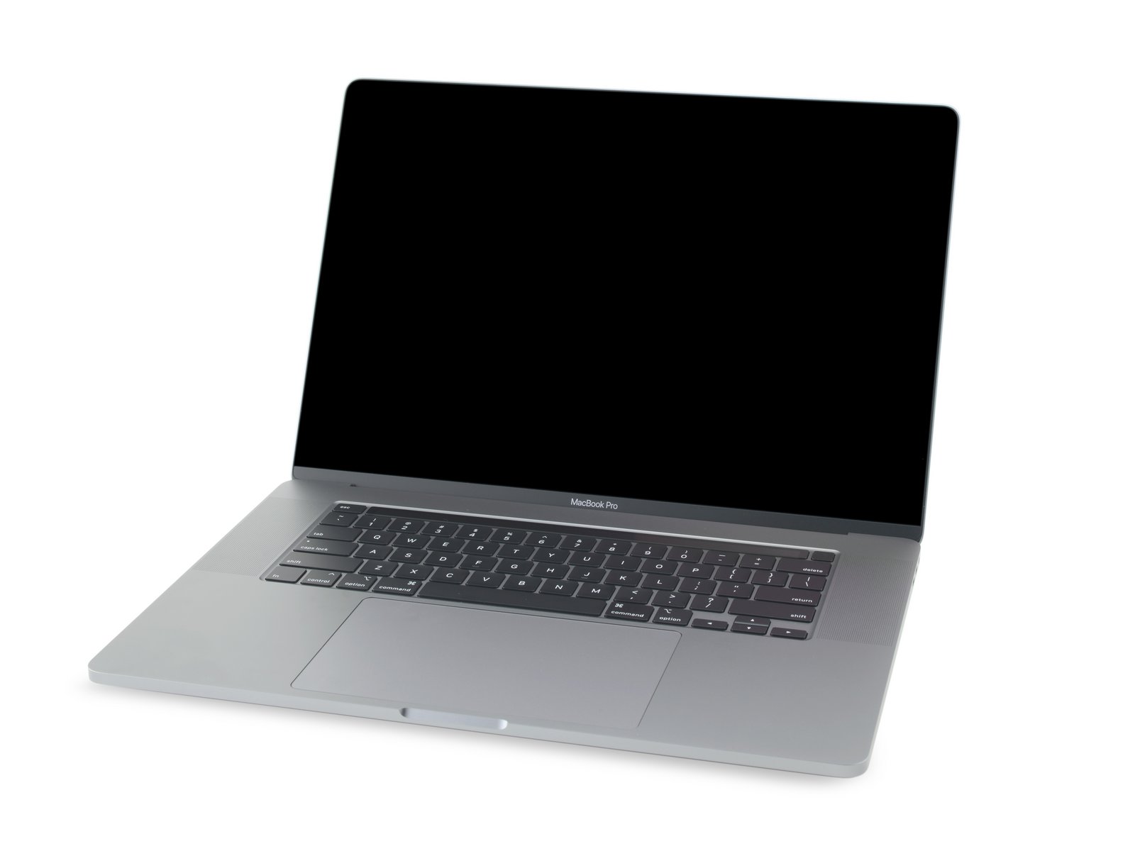 首先，我们先来看看这台被拆解的 MacBook Pro 数据：  16 英寸 LED 背光 IPS Retina 视网膜显示屏，分辨率 3072 x 1920（像素密度226 ppi），支持原彩显示  搭载 2.6 GHz  6 核 Intel 酷睿 i7 （可睿频至 4.5 GHz），AMD Radeon Pro 5300M 显卡  16 GB 2666 MHz DDR4 SDRAM  512 GB固态硬盘  100 Wh 电池  六扬声器声音系统，以及高性能麦克风矩阵